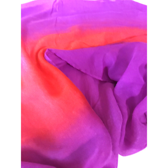 Mixit Infinity Scarf Pink Purple Sheer Polyester 68 X 23 Spring - Picture 2 of 8